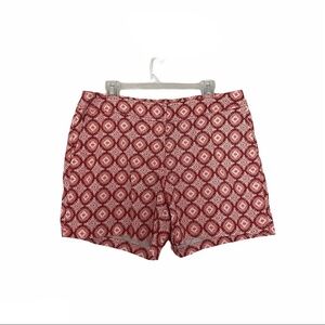 Recreation casual cotton shorts red pink 14